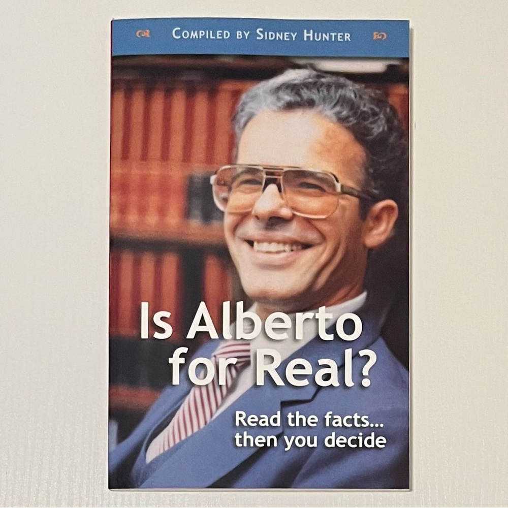IS ALBERTO FOR REAL? By Sidney Hunter, Paperback (1988, Chick Pub) **BRAND NEW**
